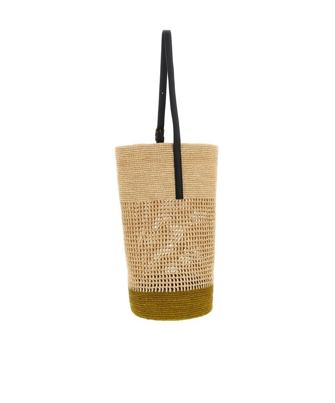 Khaite 'billie' Large Bucket Bag In Neutral