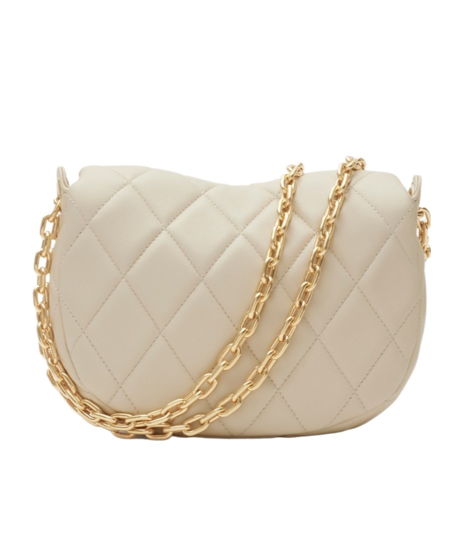 Burberry Small Rocking Horse Quilted Crossbody Bag In Neutral