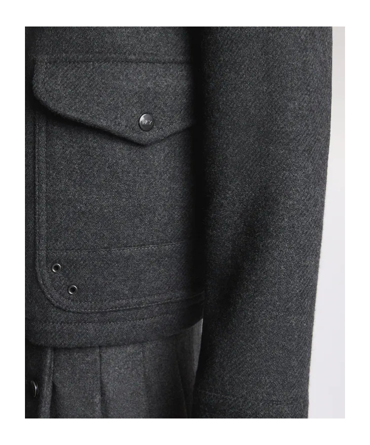 Fay 3 Ganci Wool Jacket In Gray