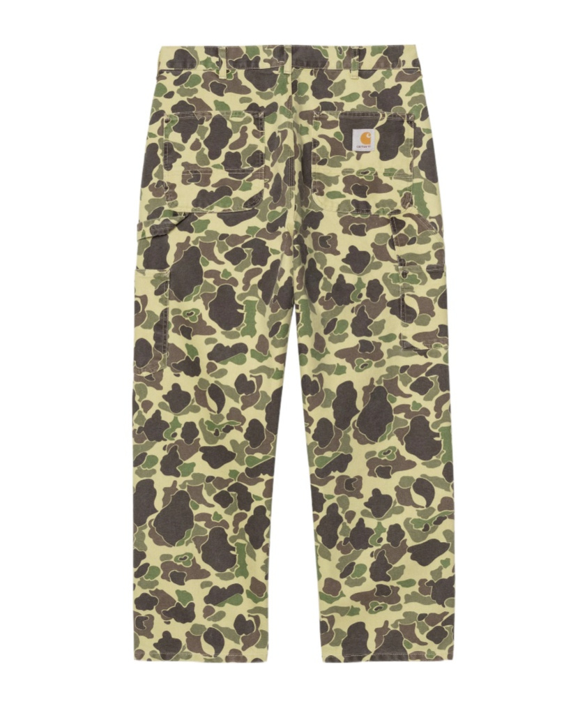 Carhartt Wip Trousers Green In Yellow