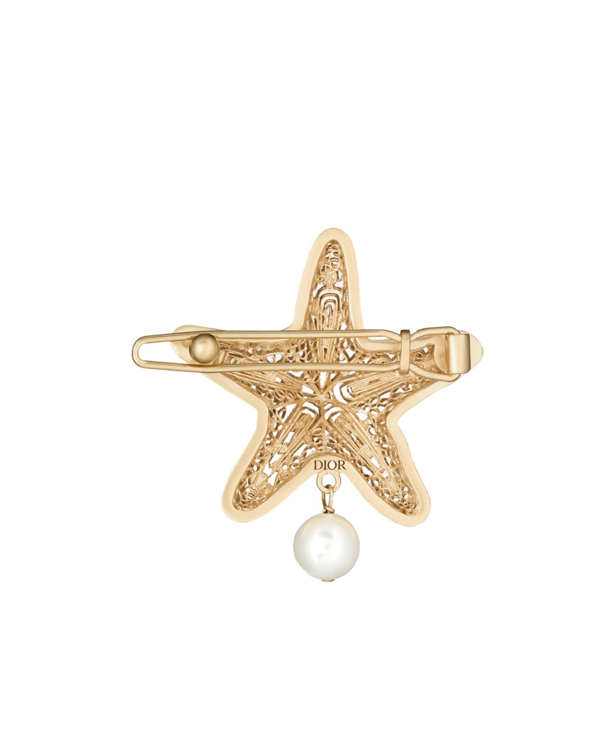 Dior Cabinet De Curiosités Barrette In Yellow