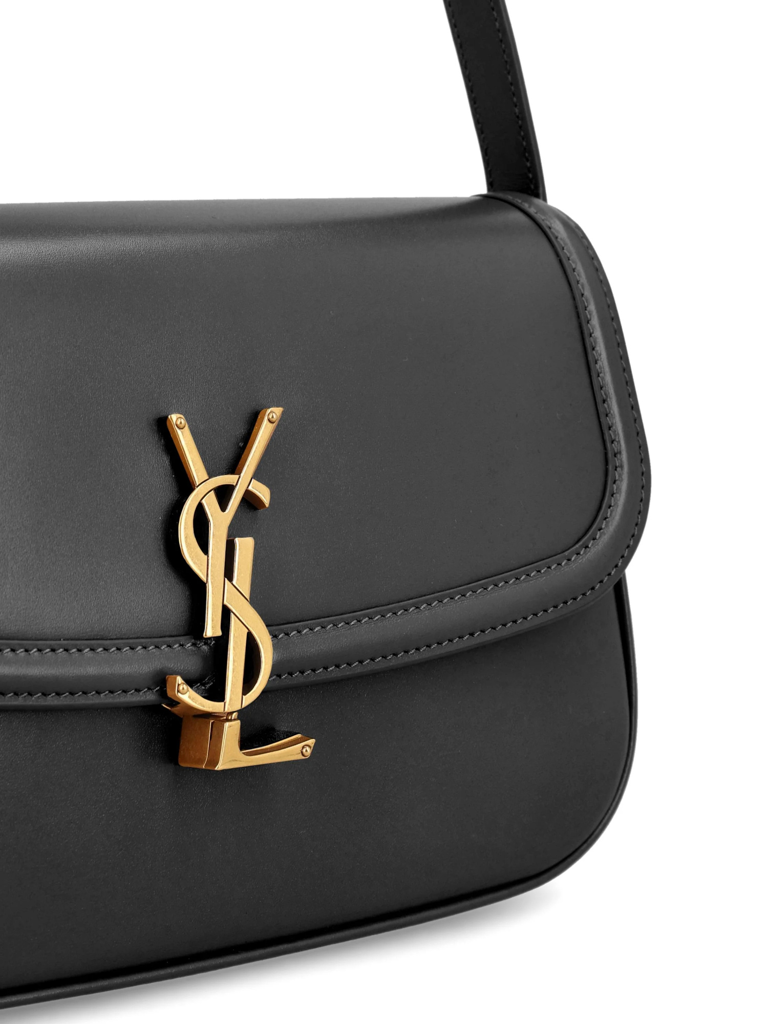 Saint Laurent Medium Solferino Shoulder Bag In Blue
