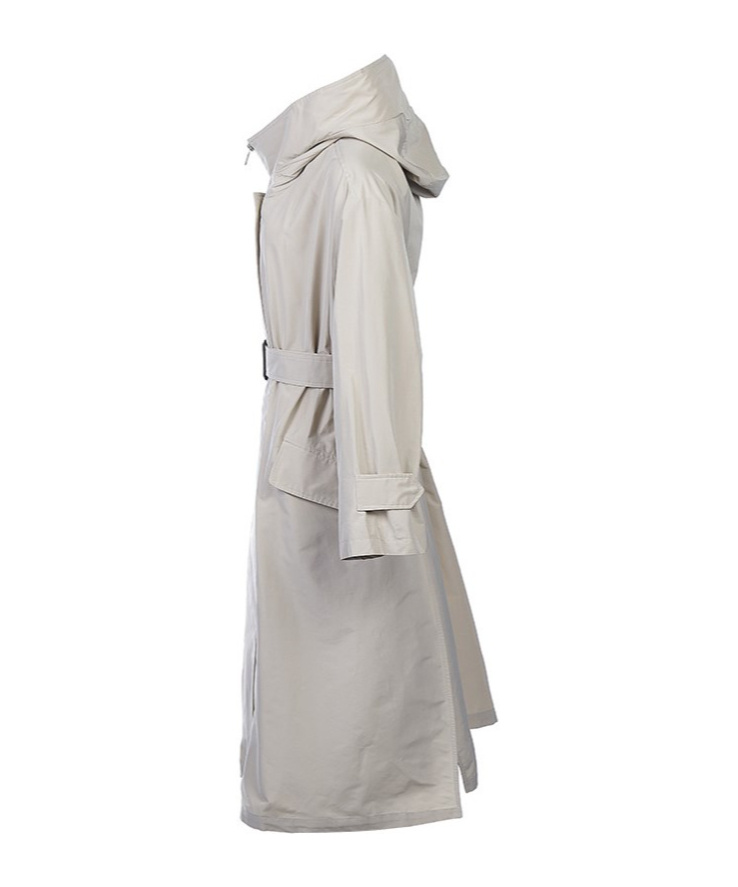 Max Mara Long-sleeved Windbreaker In Gray