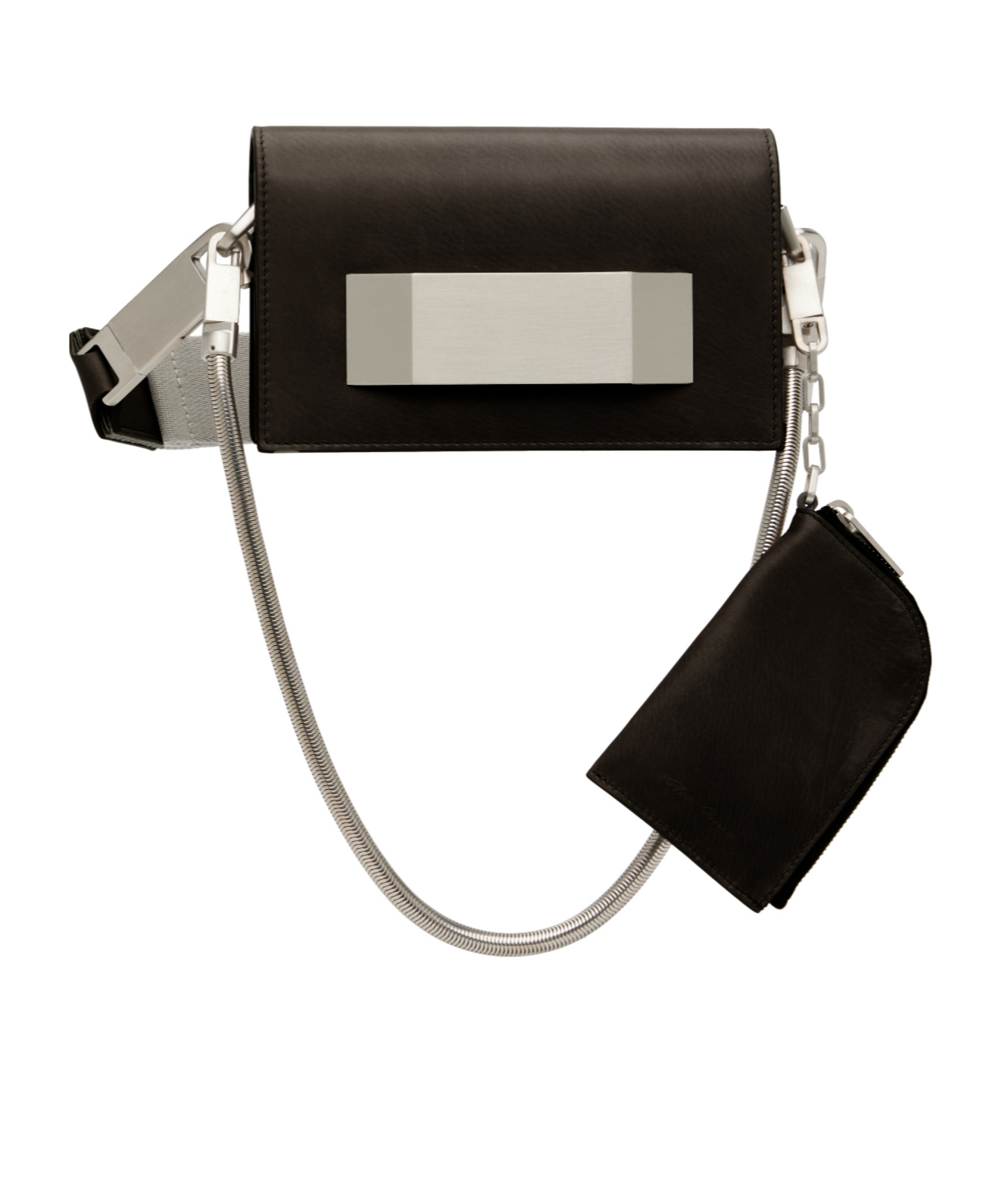 Rick Owens Mini Flap Shoulder Bag In Black