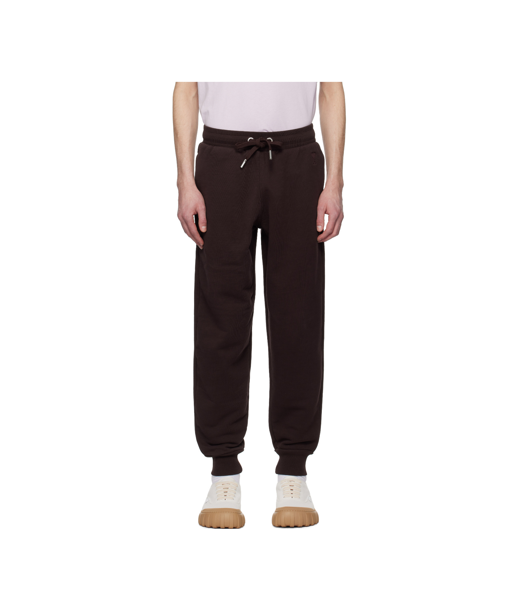 AMI ALEXANDRE MATTIUSSI DRAWCORD ELASTIC WAIST SWEATPANTS