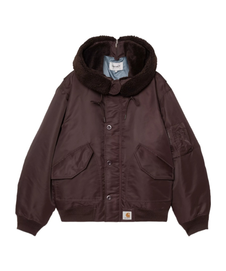 Carhartt Hd Oltera Bomber In Burgundy