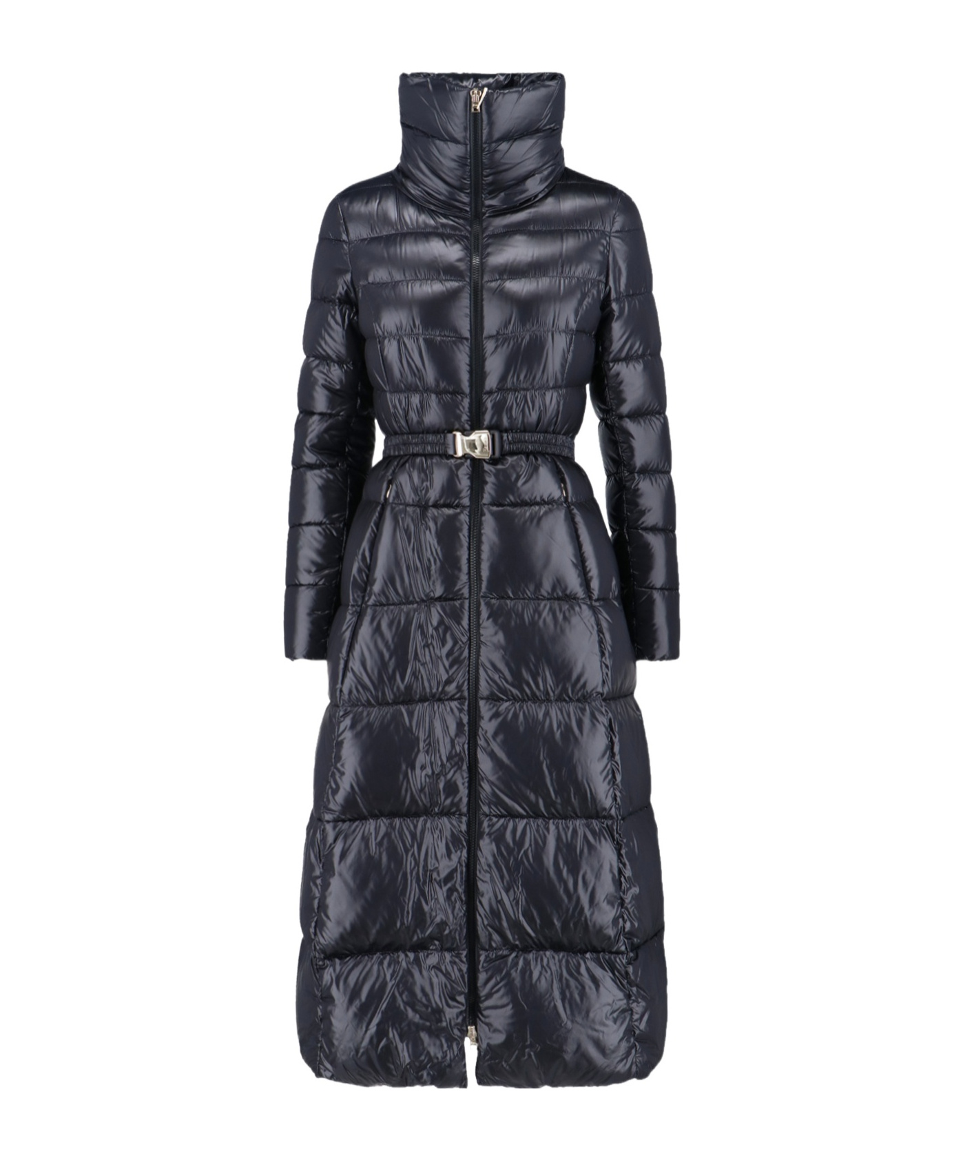 Herno Coats Black In Blue