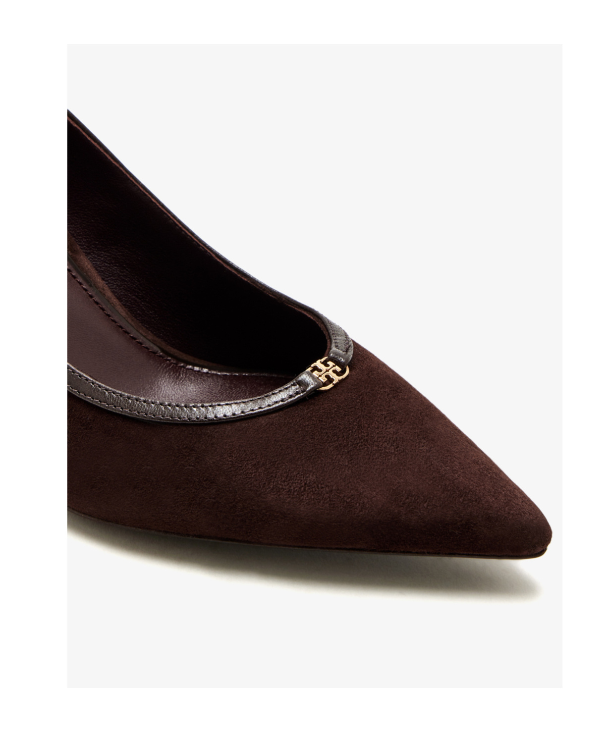 Tory Burch 80mm Double T-buckle Pumps In Brown