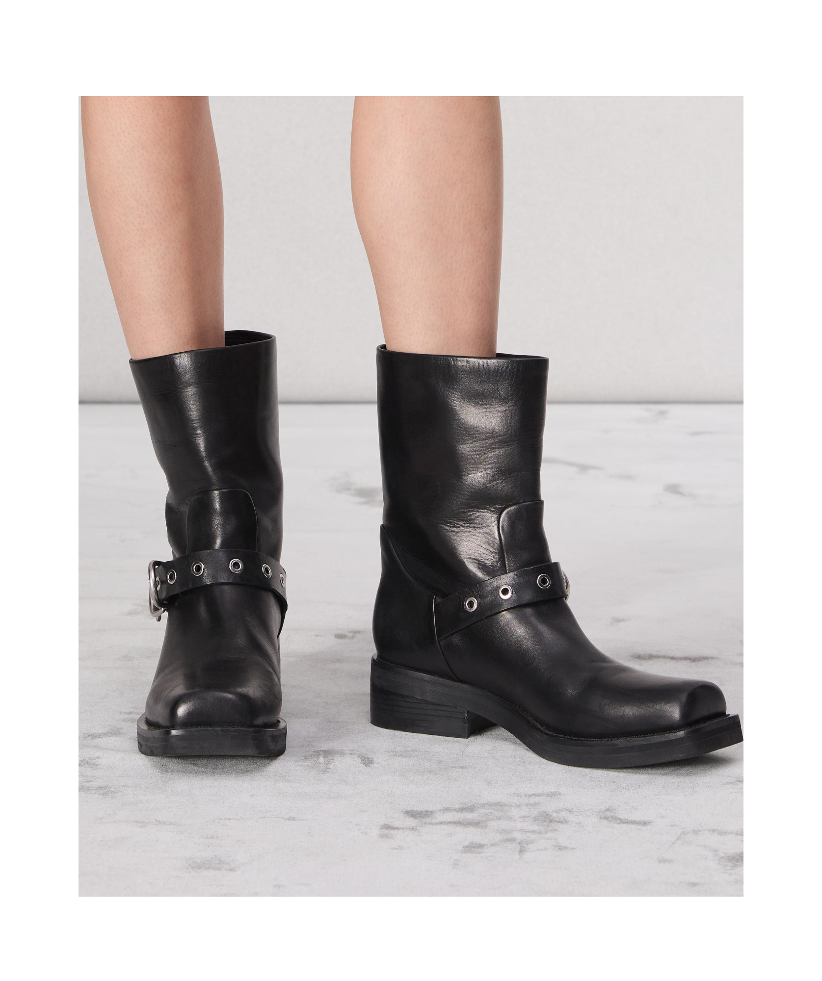 RAG & BONE SQUARE-TOED SHORT BOOTS