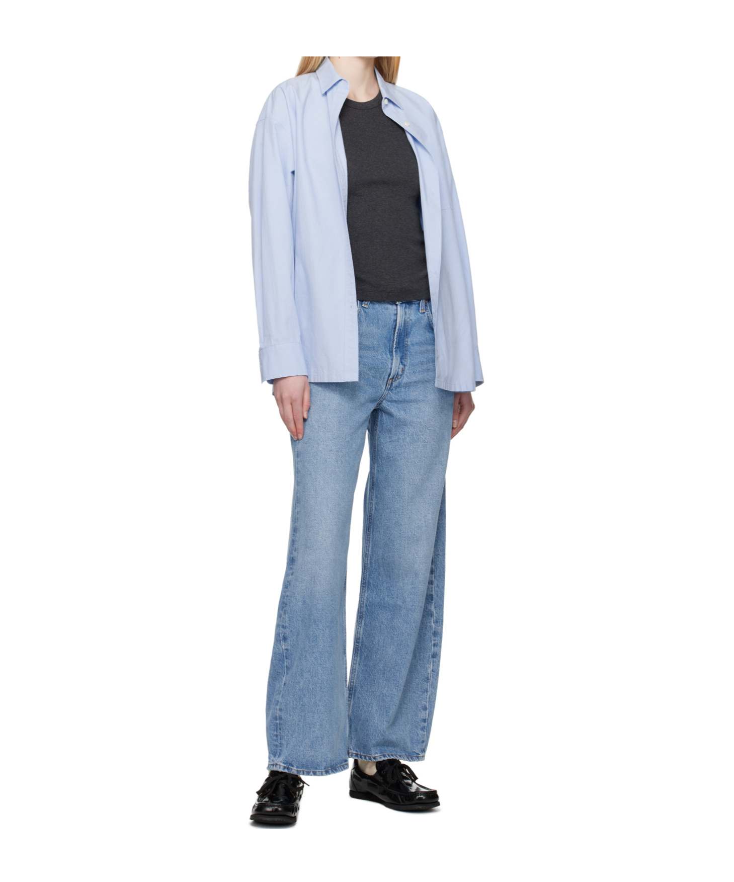 Agolde Temple Denim Trousers Belt Loops