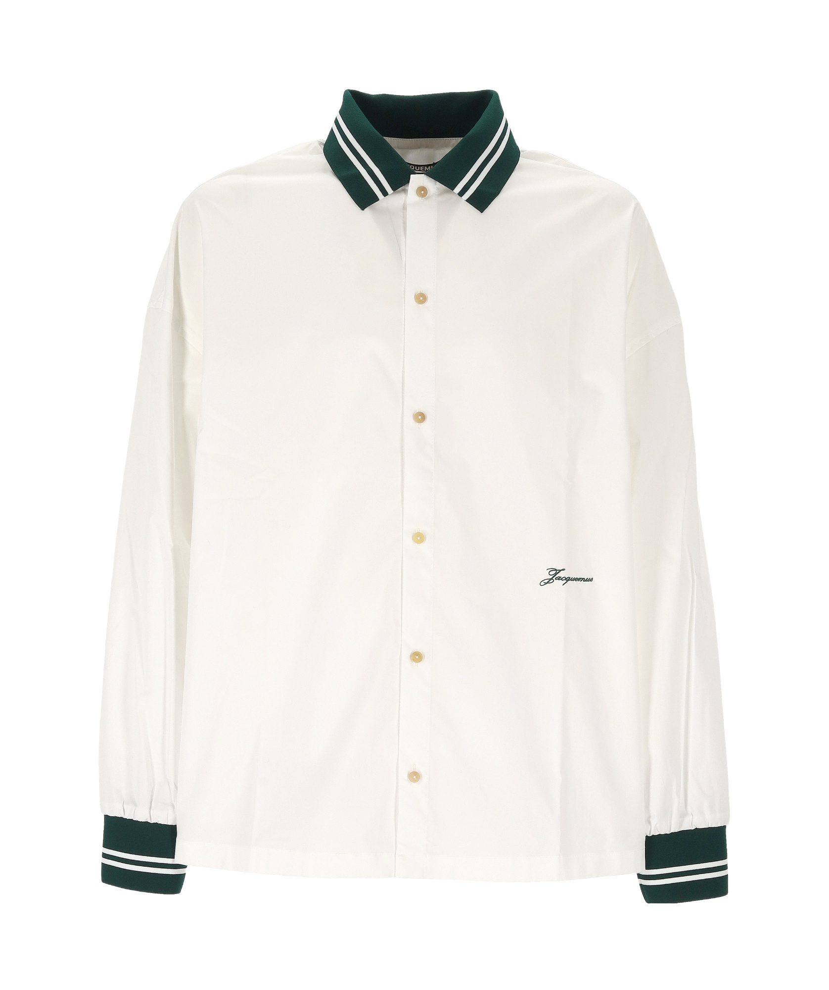 Jacquemus Long-sleeved Shirt In White