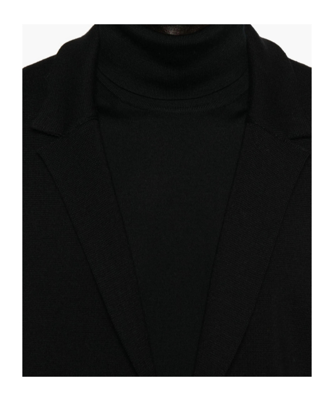 Roberto Collina Single-breasted Casual Jacket In Black