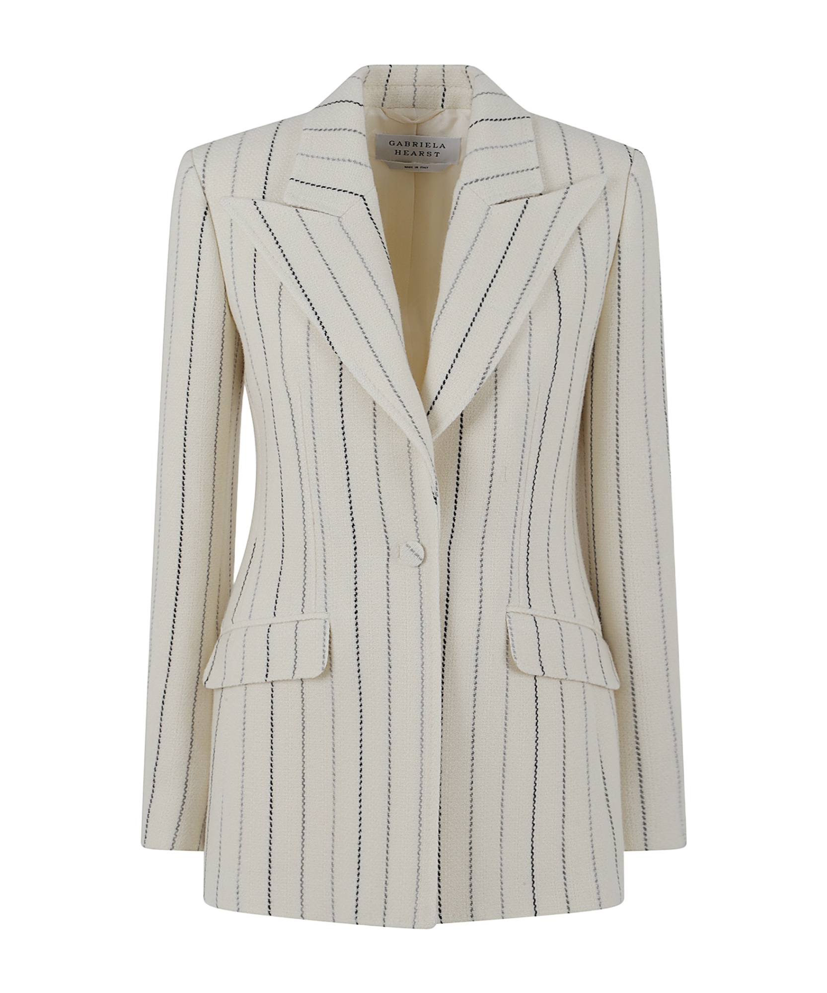Gabriela Hearst Striped Blazer In Neutral