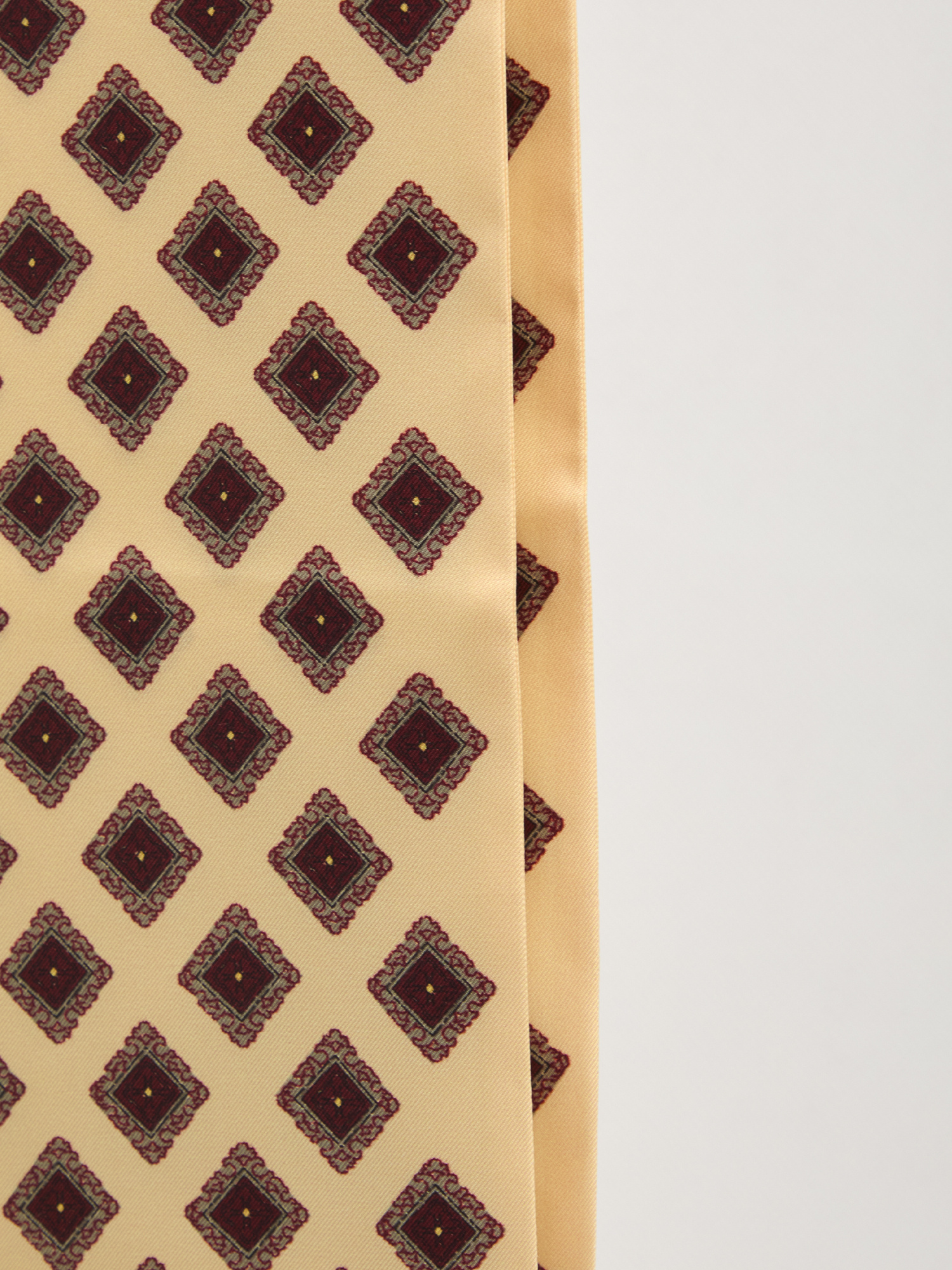 Celine Men Silk Scarf In Nude