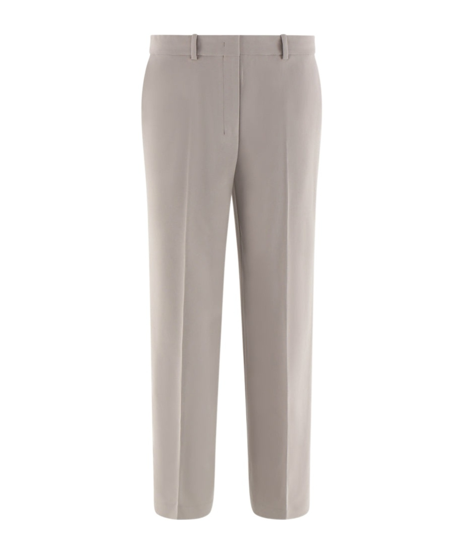 Theory Belt-loop Casual Pants In Gray