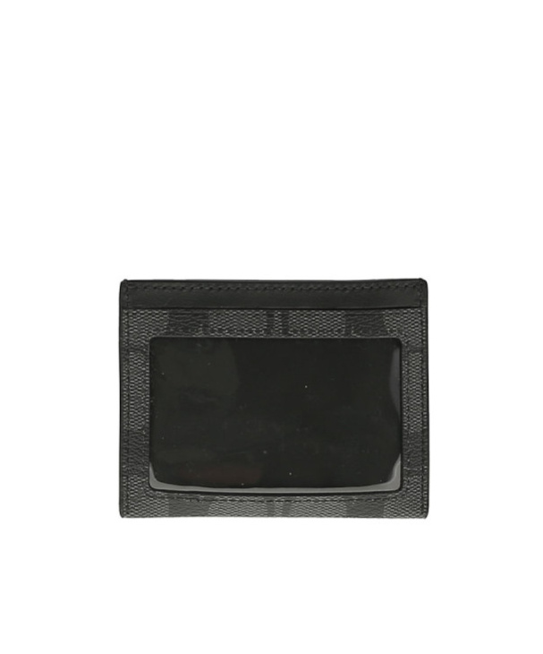 Coach Pattern Clip In Black