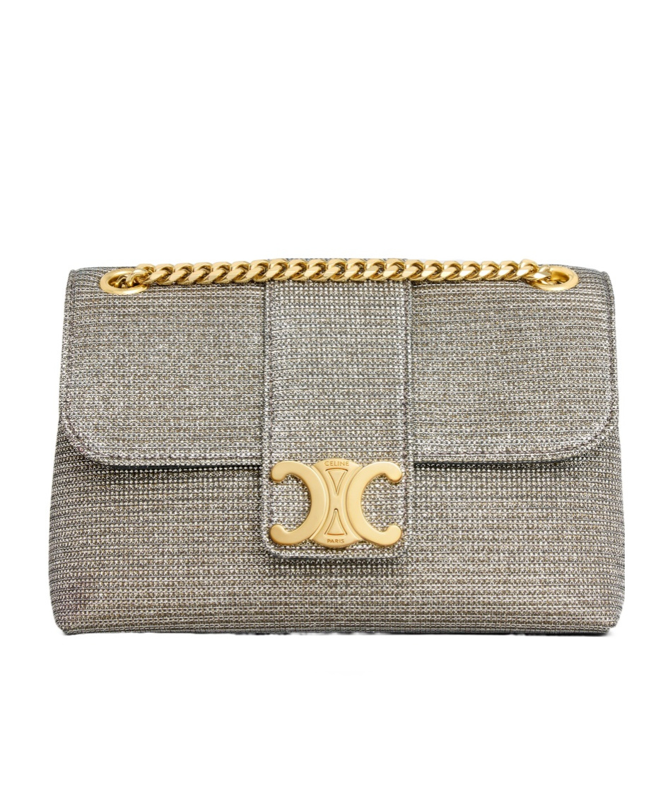 Celine Victoire Shoulder Bag In Nude