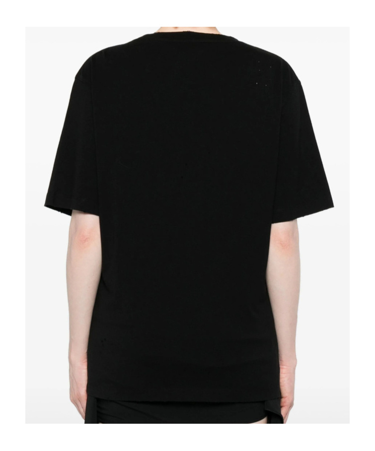 Dsquared2 Vaquera Loves D2 T-shirt In Black