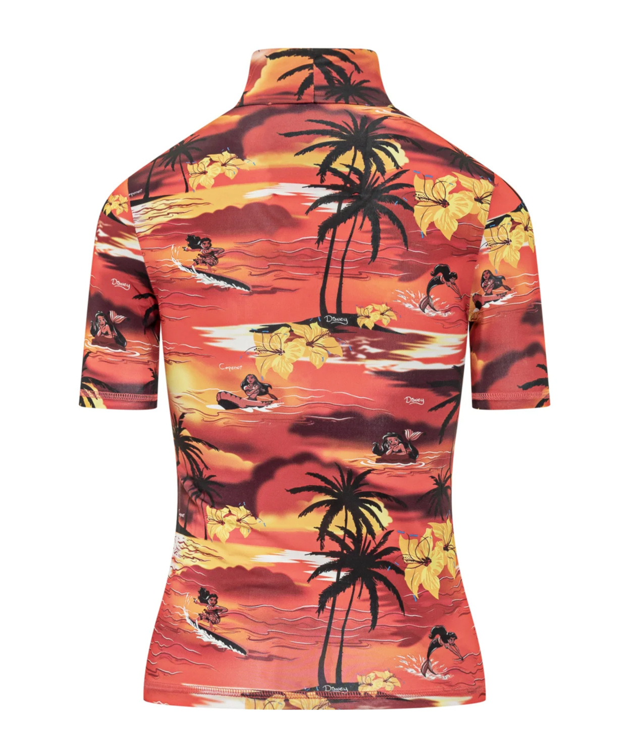 Coperni Turtleneck Printed T-shirt In Multi