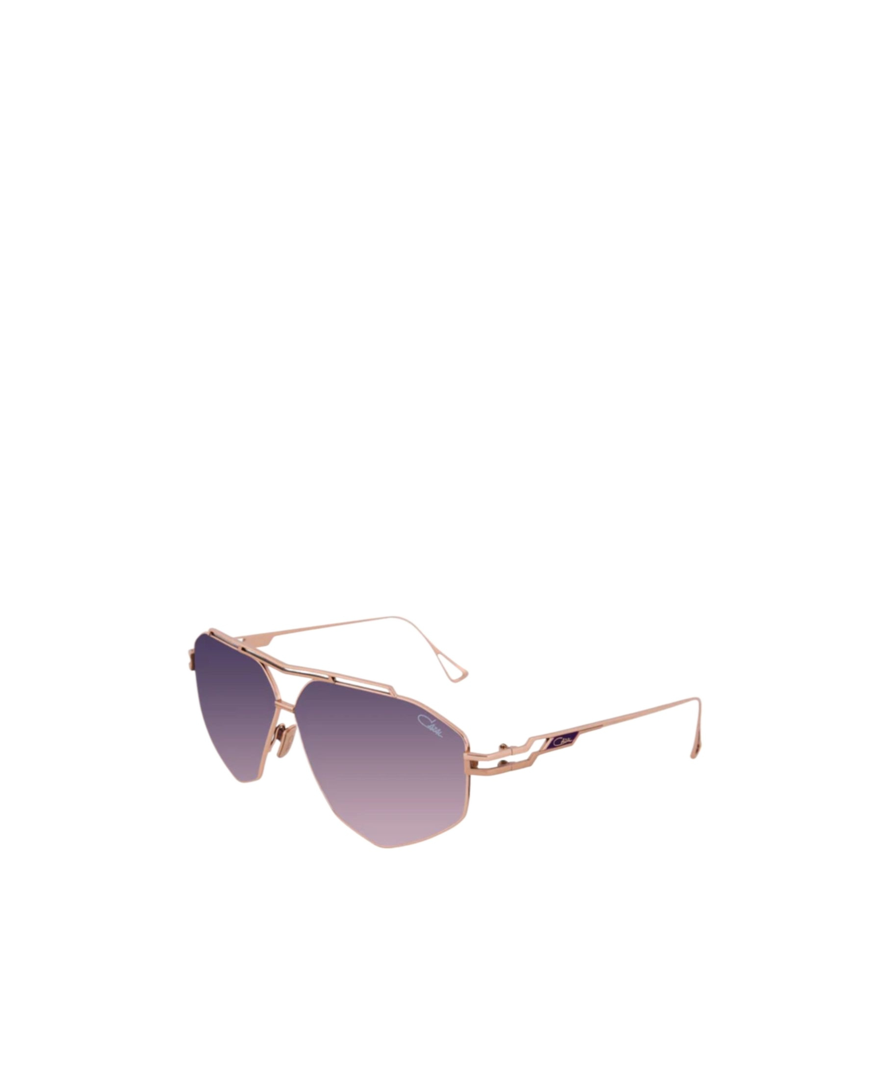 Cazal Geometric Sunglasses In Gold