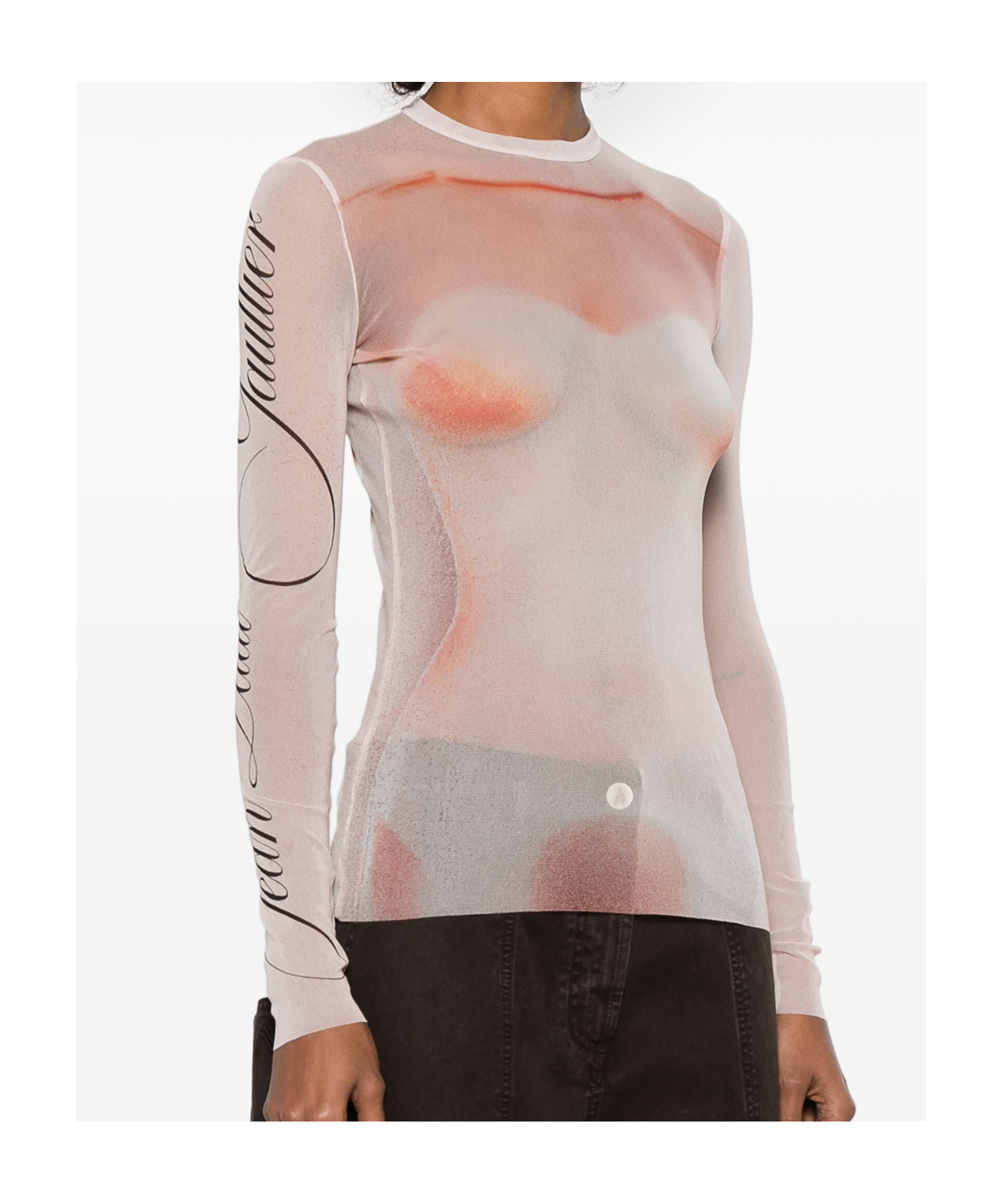 Shop Jean Paul Gaultier The Le Classique Top In Pink