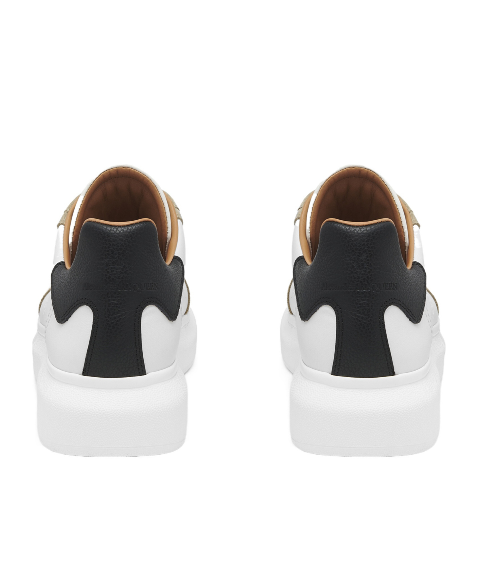 Alexander Mcqueen Men's Oversized Retro Sneaker In White/rock/black