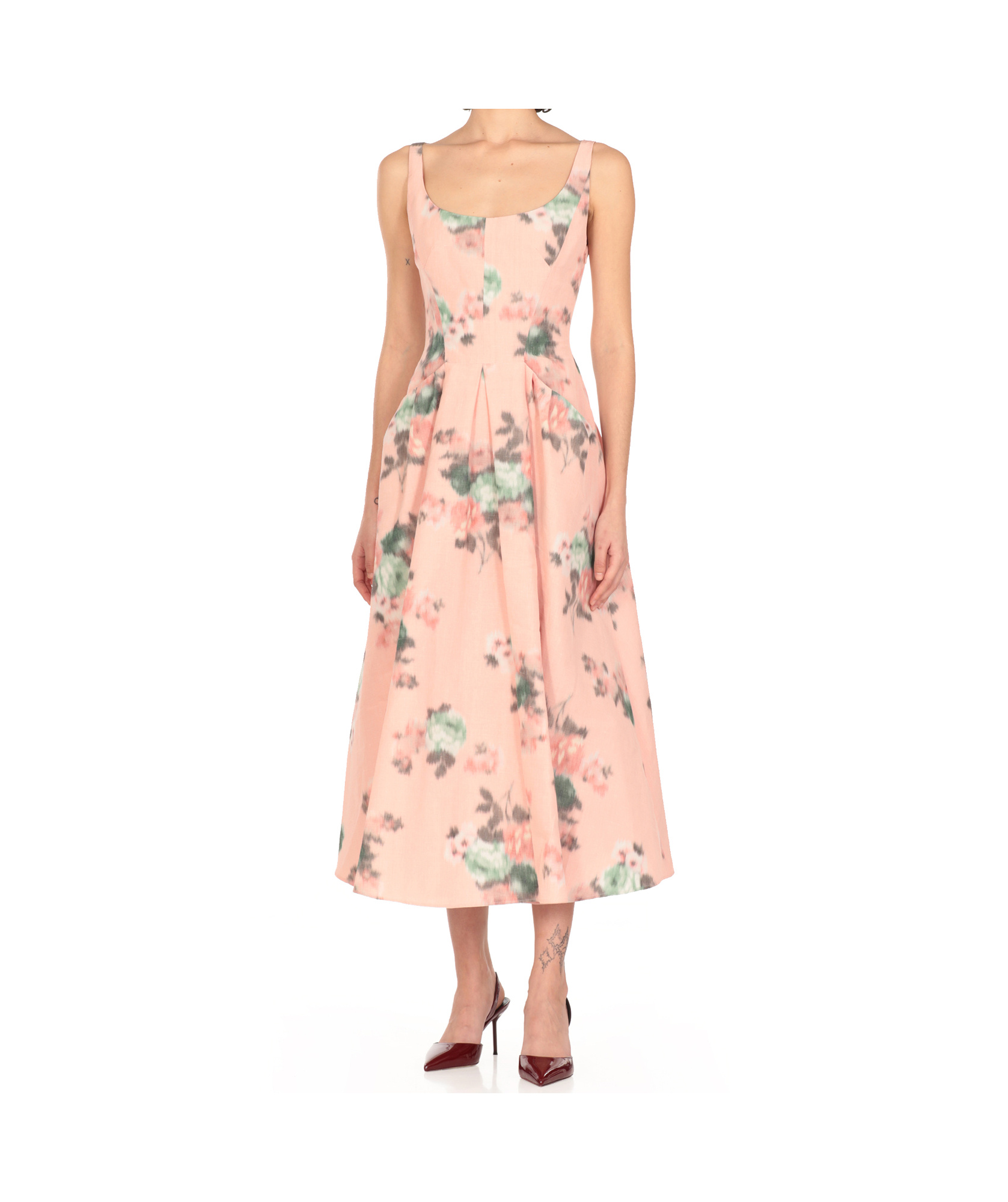 Shop Philosophy Di Lorenzo Serafini Sleeveless Dress In Nude