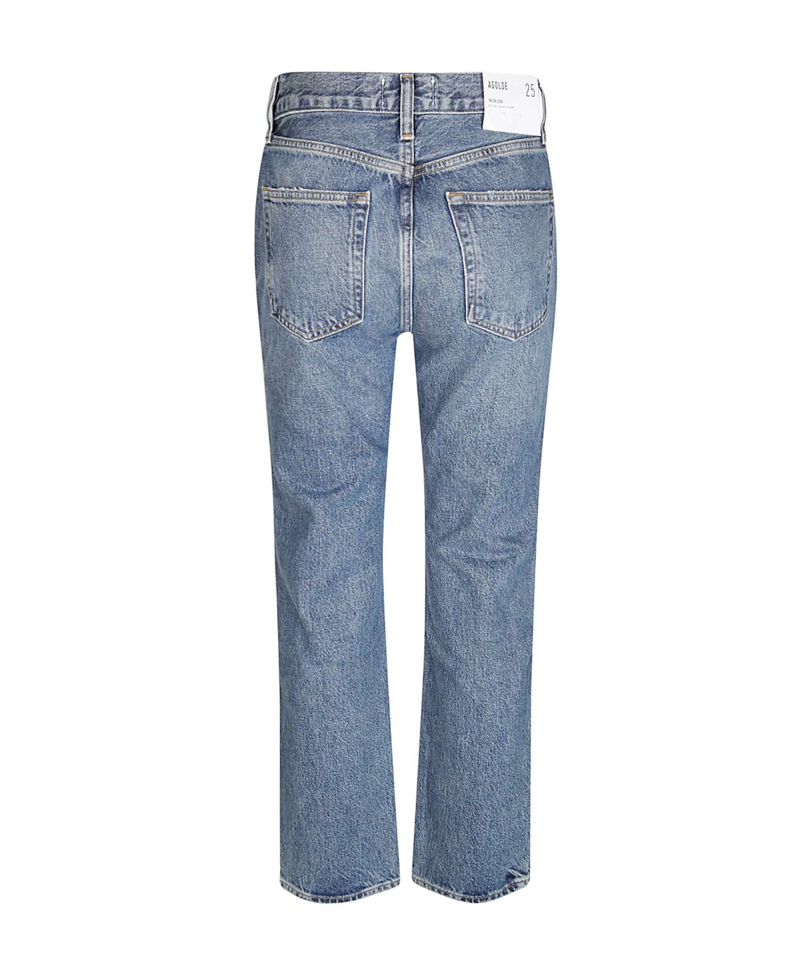 Agolde Belt-loop Jeans In Blue