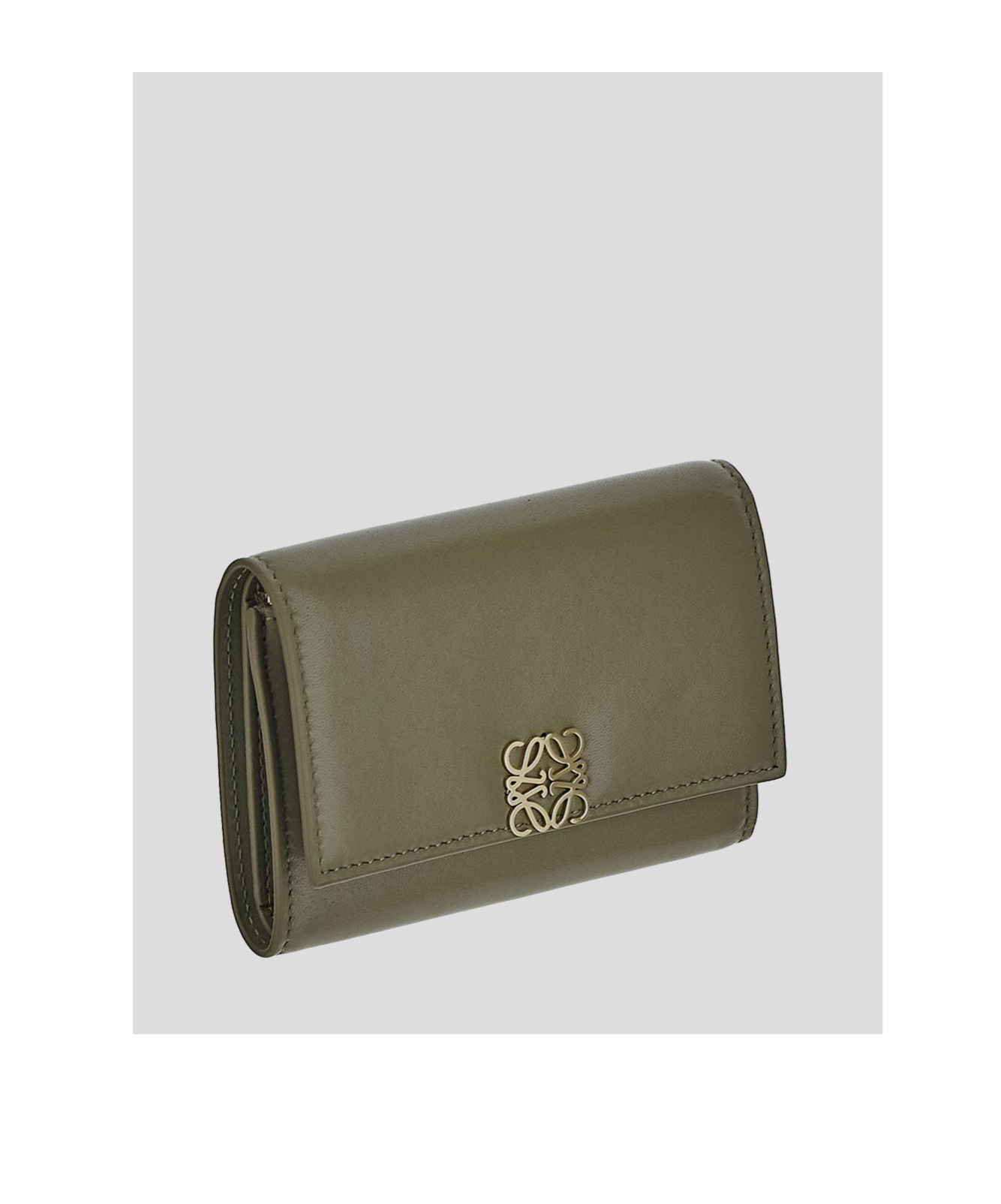 Loewe Folding Wallet In Green