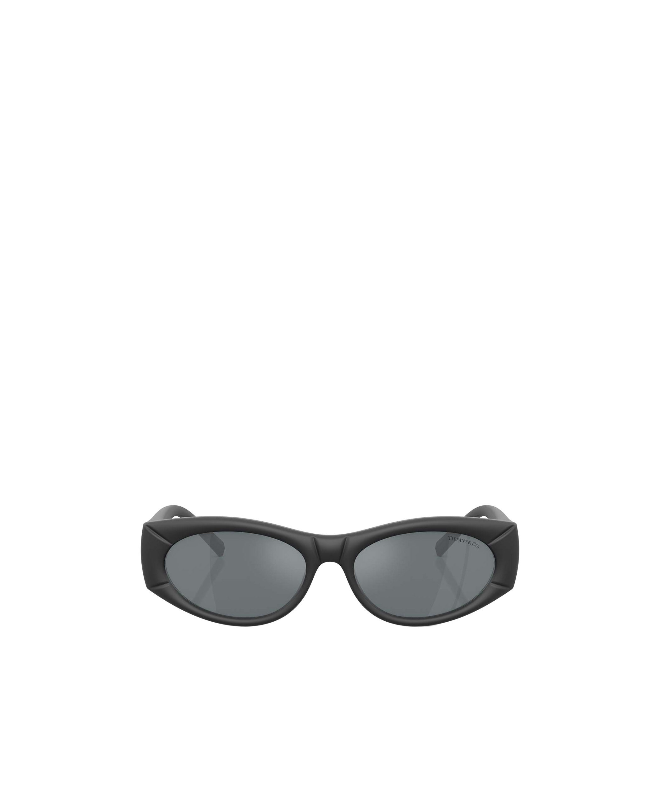Tiffany & Co 55mm Oval Sunglasses In Gray