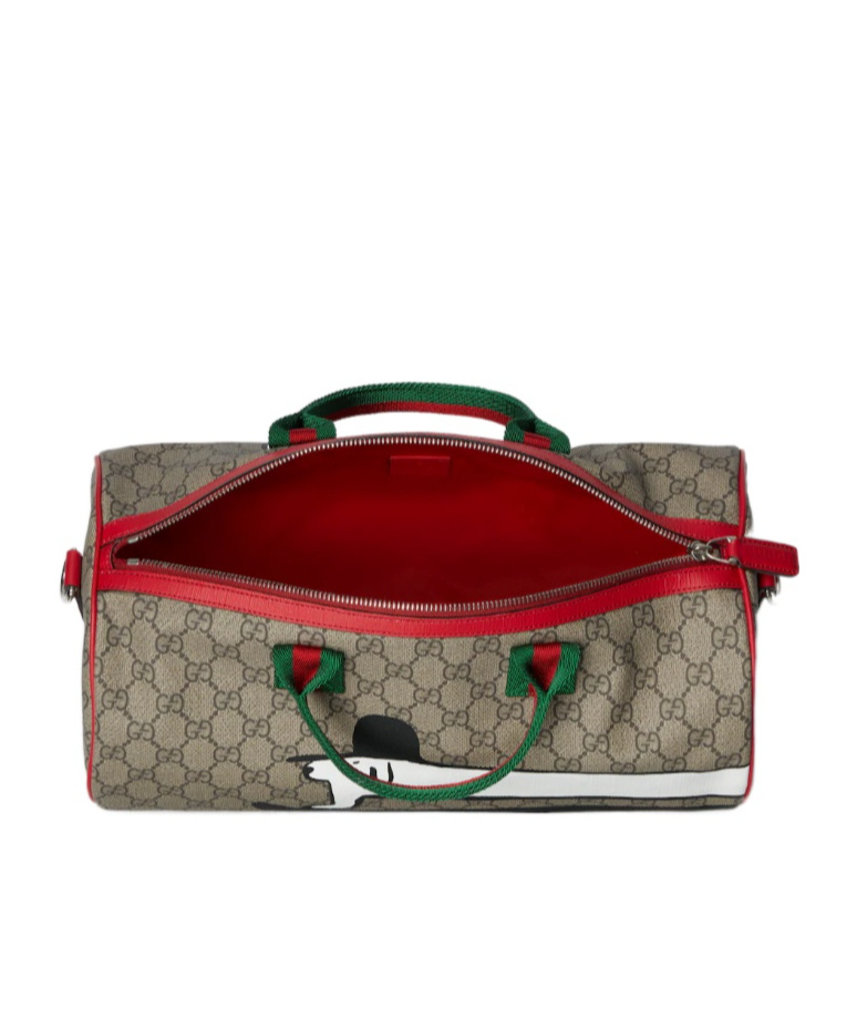 Gucci Children's Printed Gg Top Handle Bag In Neutral