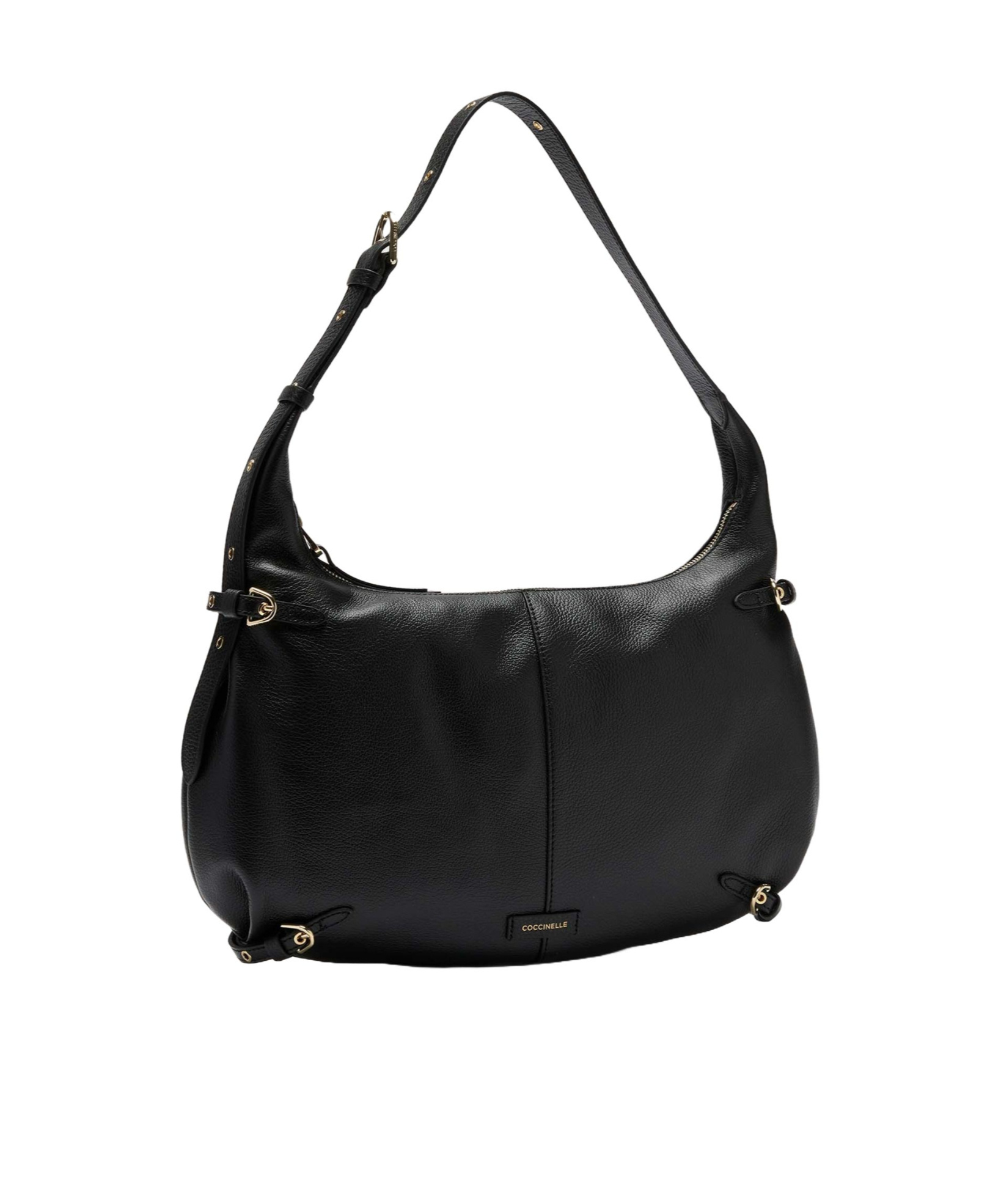 Shop Coccinelle Large Abigaile Shoulder Bag In Black