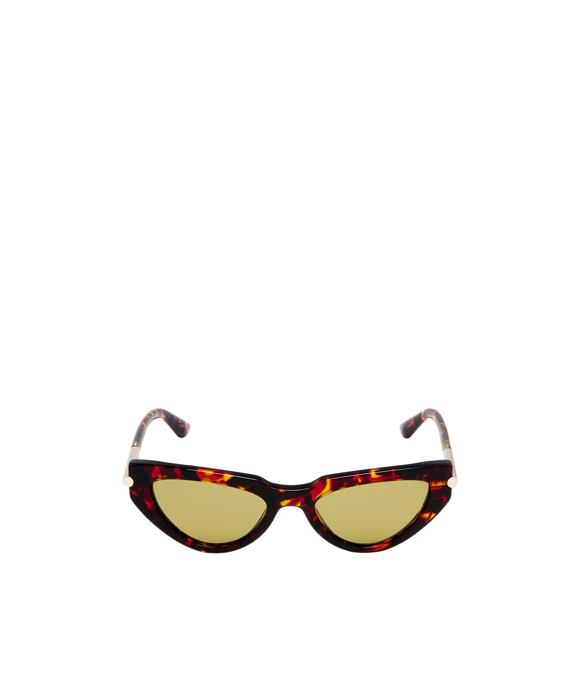 Alexander Mcqueen T-bar Icon Cat-eye Sunglasses In Brown