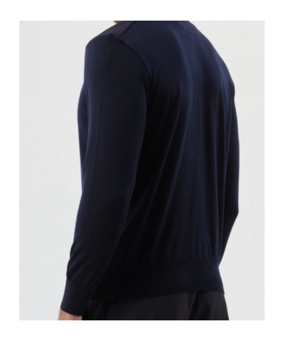 Paul & Shark Crewneck Wool Sweater With Inserts Clothing In Black