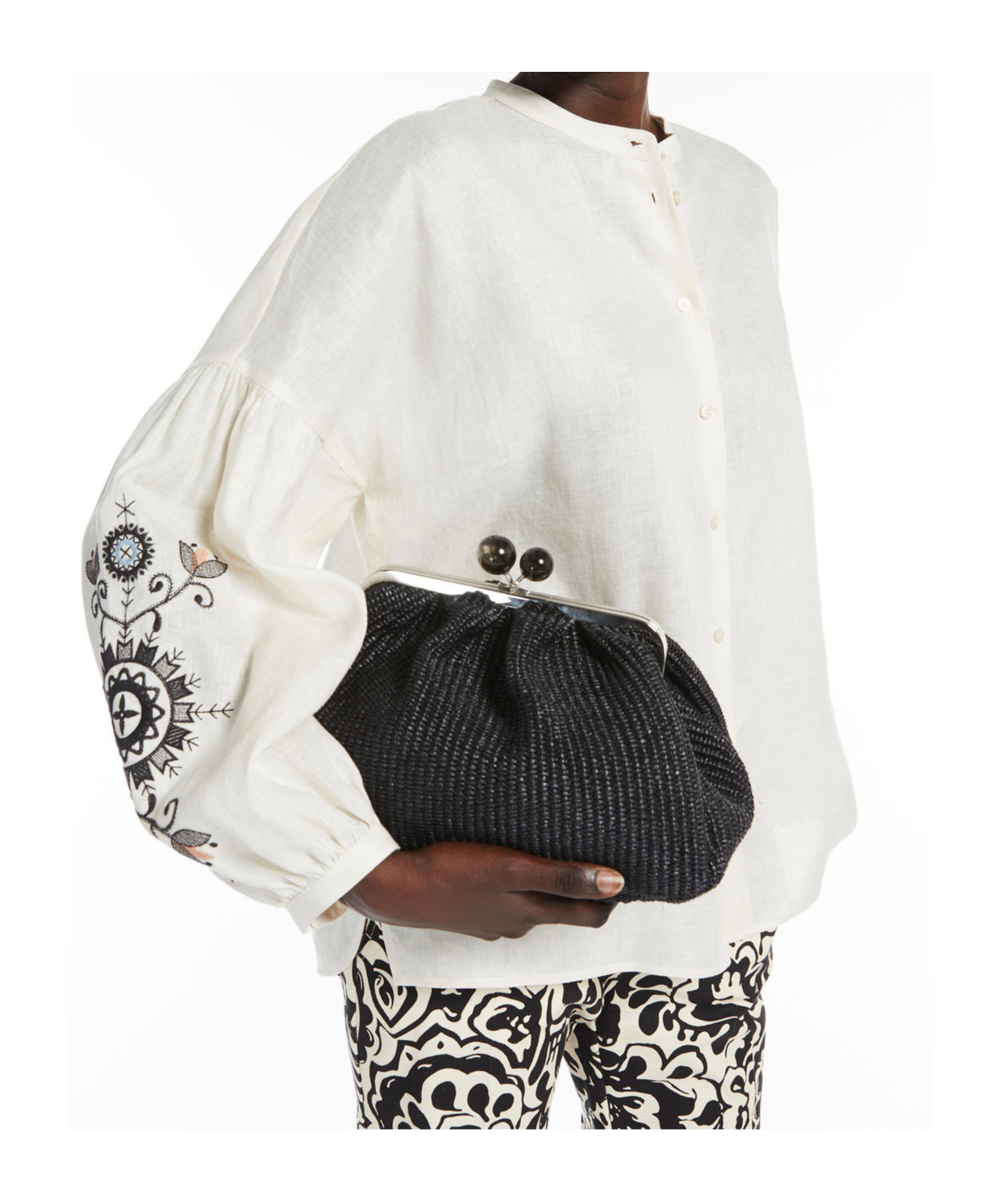 Weekend Max Mara Women's Ilex Shirt Beige | Size 38 | 2515111122600022 In White