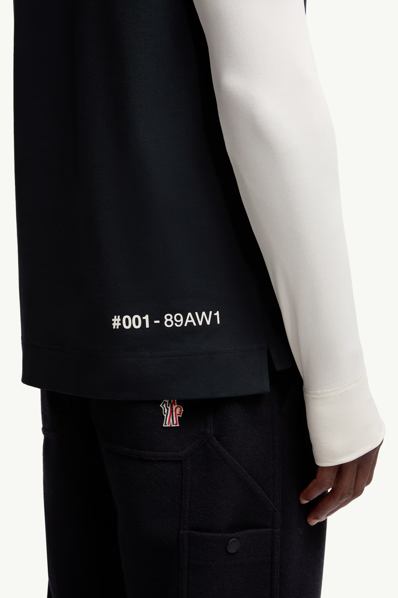 Moncler Logo Cotton T-shirt In Blue