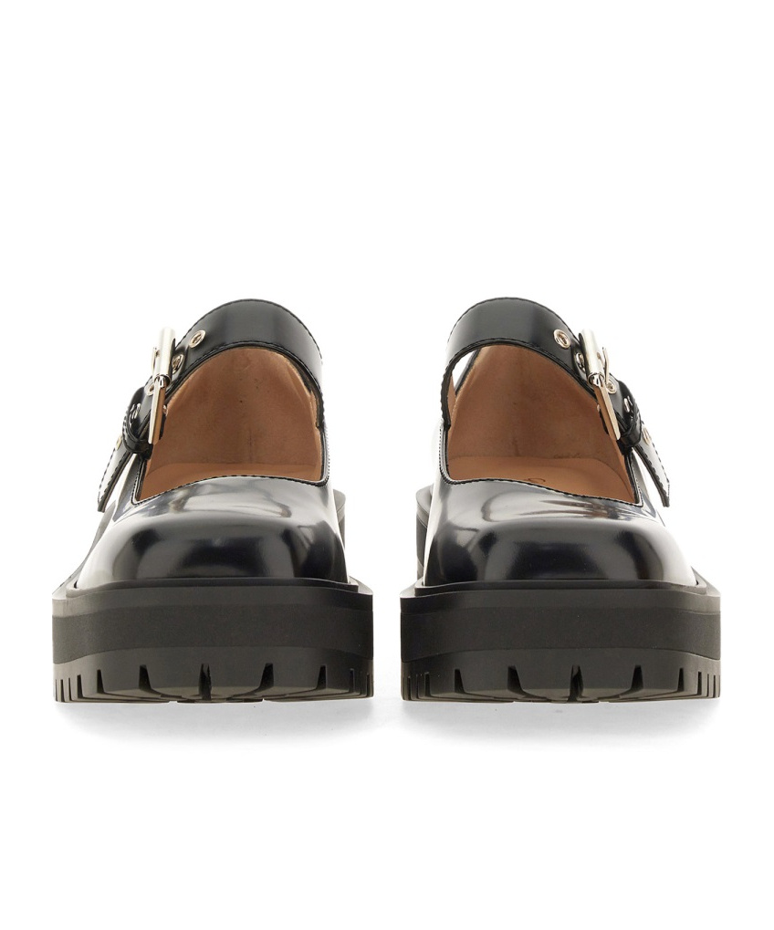 Shop Gianvito Rossi Square-toed Mary Jane Shoes In Black