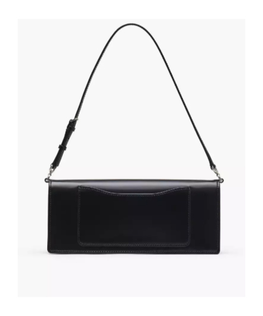 Marc Jacobs The Mirror Leather Shoulder Bag In Black