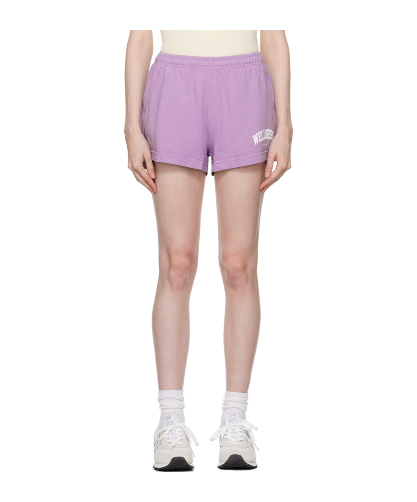 Sporty And Rich Elastic Waist Shorts