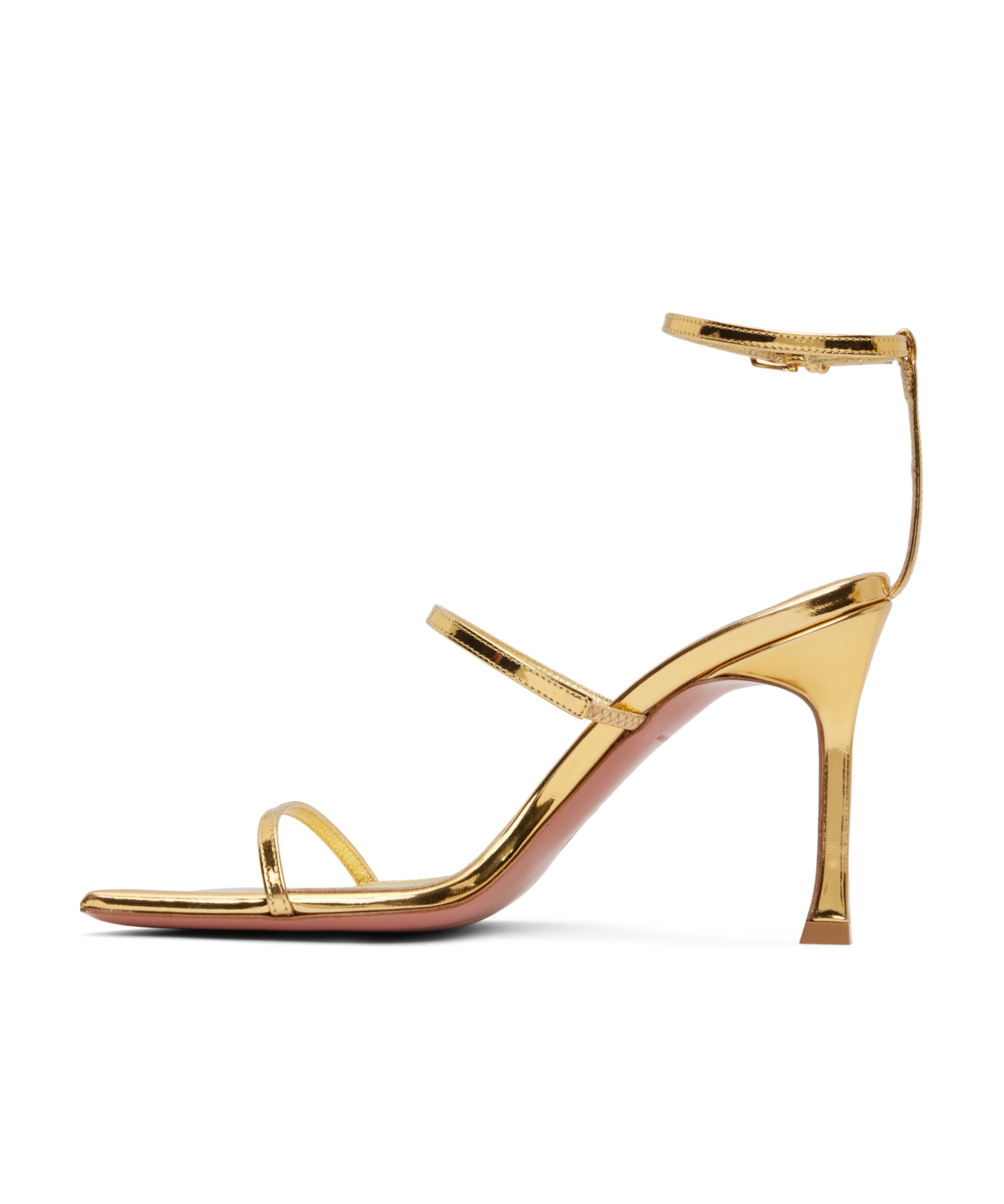 AMINA MUADDI MAYA HEELED SANDALS 