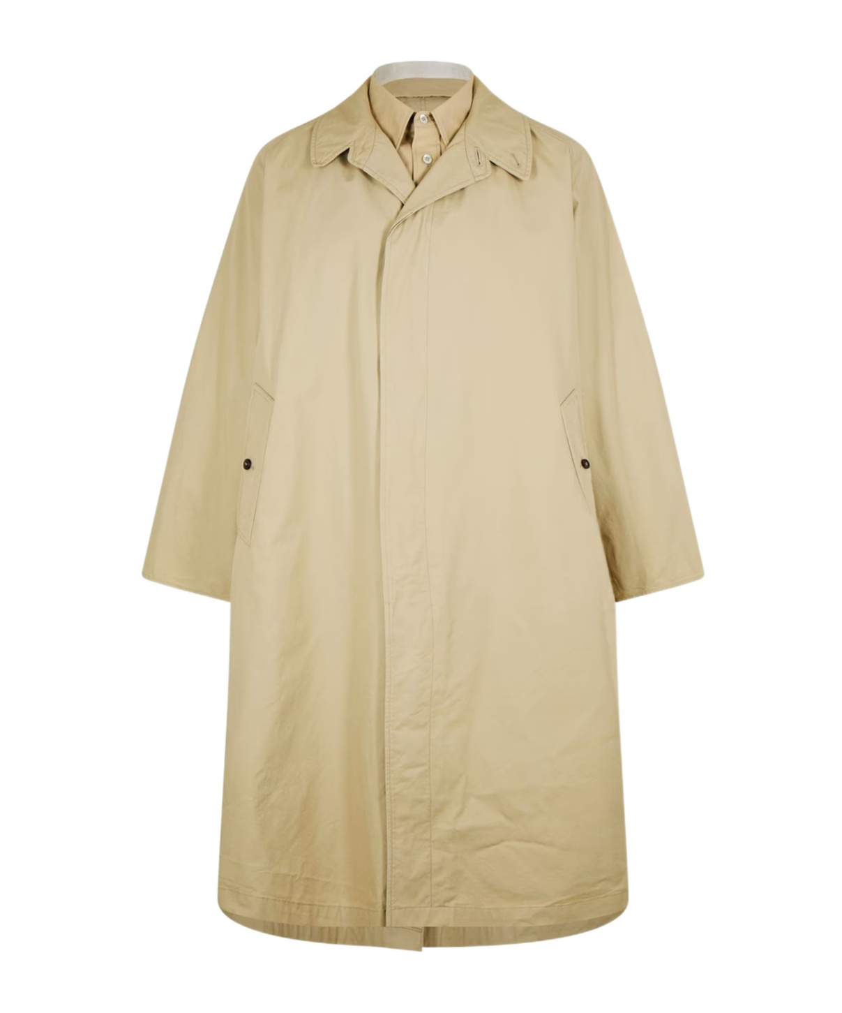 Maison Margiela Layered Windbreaker In Nude