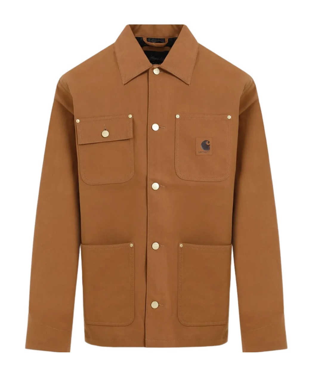 Carhartt Wip Mens Faux Suede Michigan Coat In Brown
