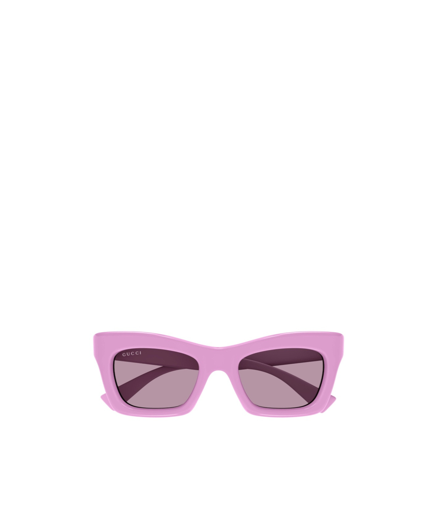 Gucci Rectangle-frame Sunglasses In Purple