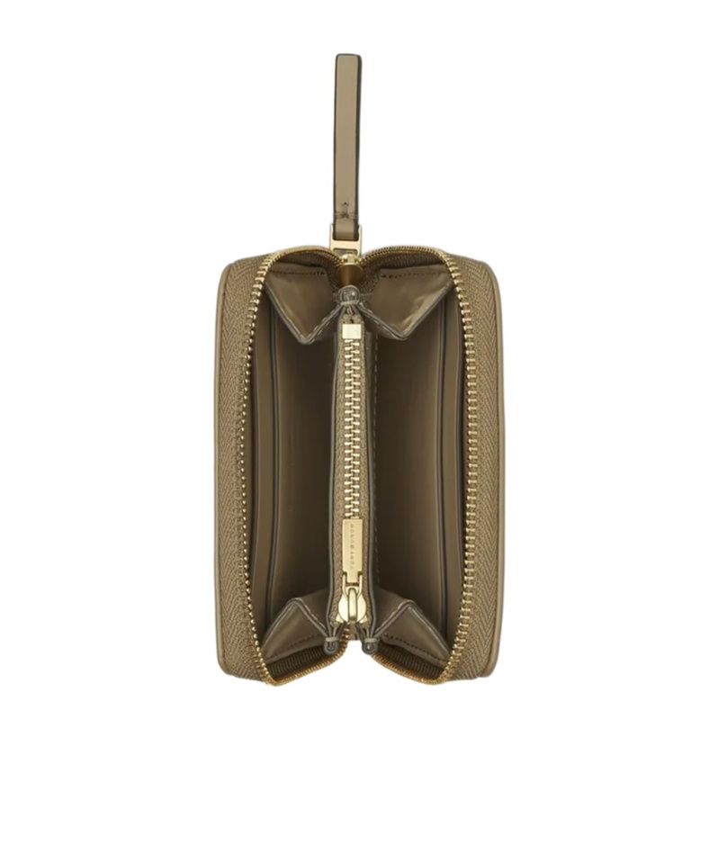 Tory Burch Small Kira Diamond Wallet In Brown