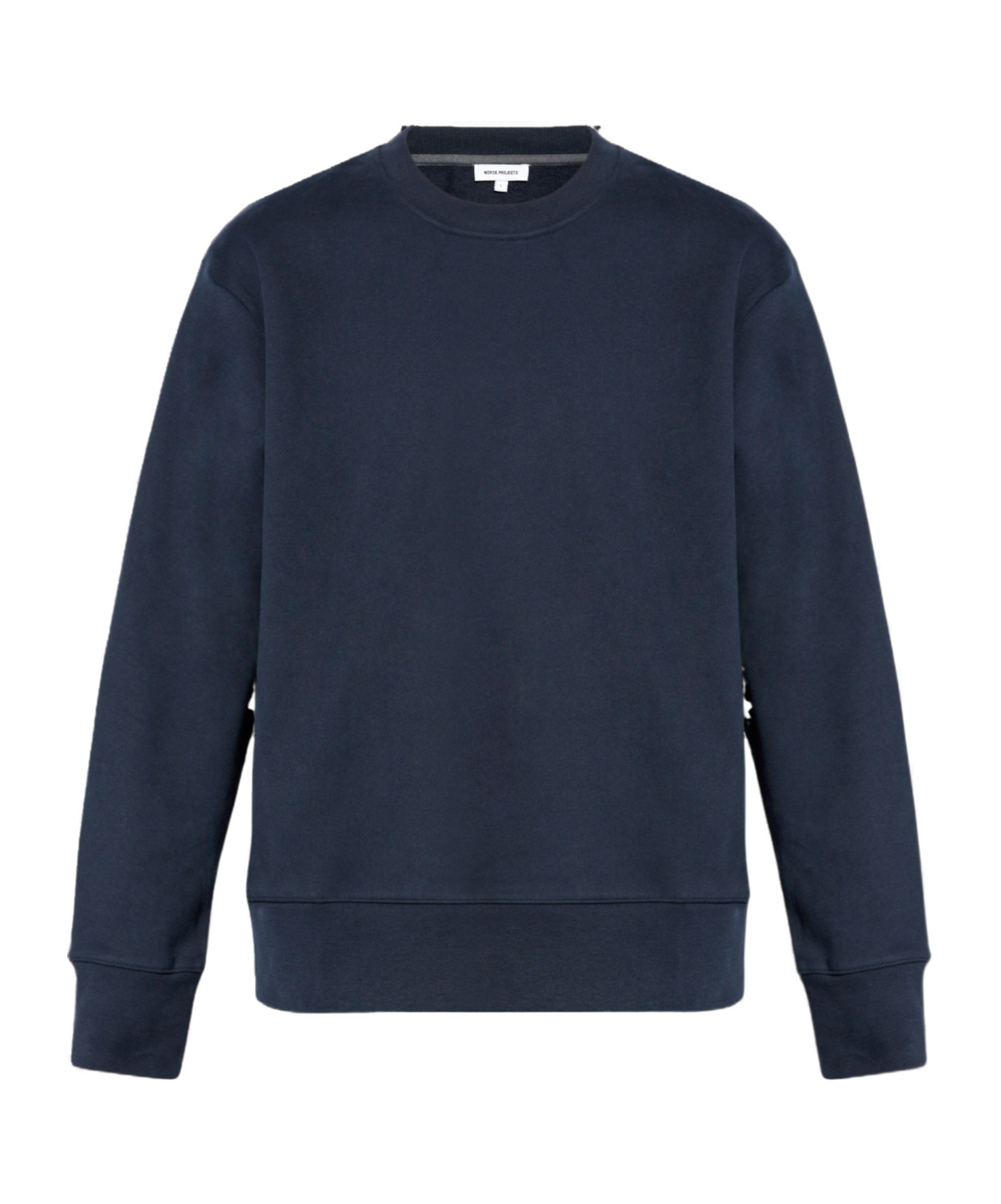 Norse Projects Crew-neck Cotton Sweatshirt In Blue