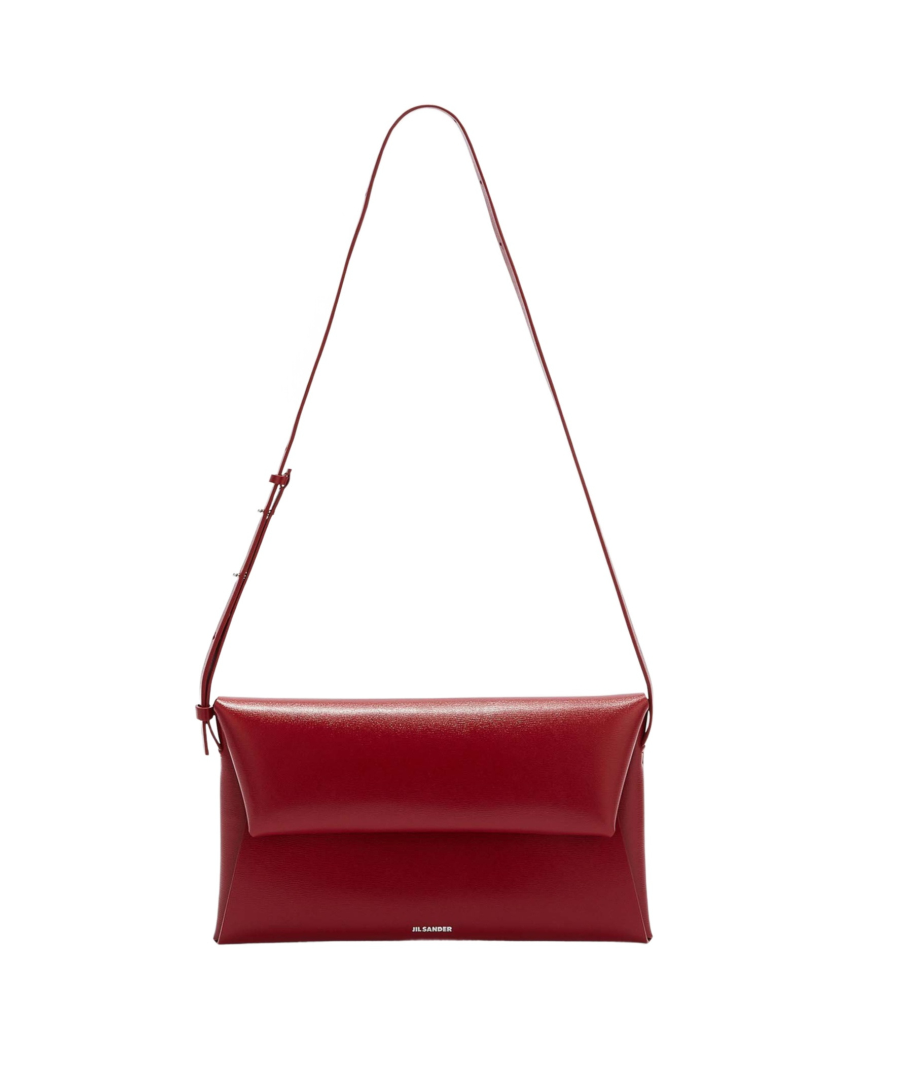 Jil Sander Small Folded Clutch Bag In Red