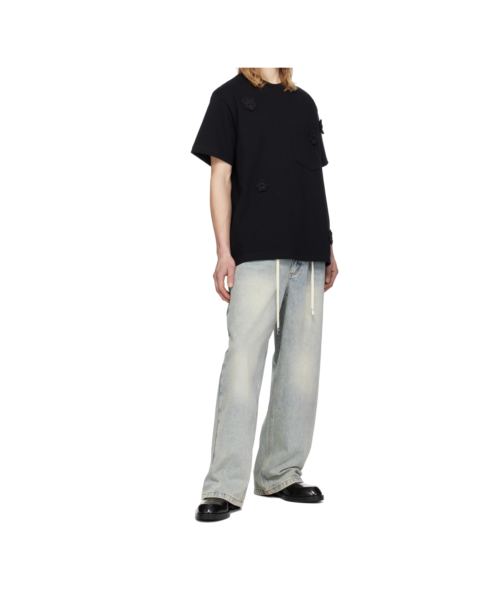 Shop Song For The Mute Short-sleeved T-shirt In Black