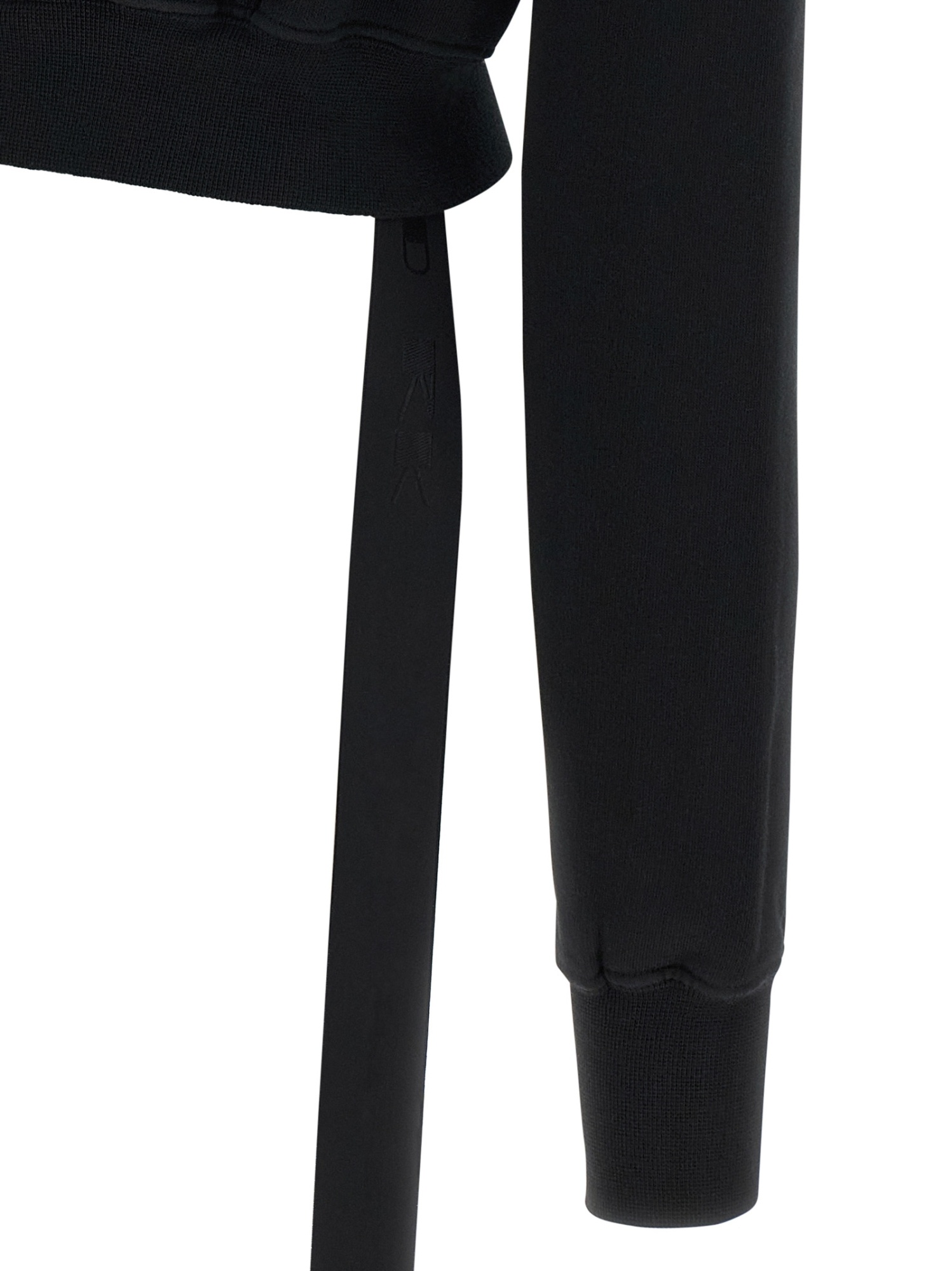 Rick Owens Drkshdw Black Hollywood Mountain Sweatshirt In Black