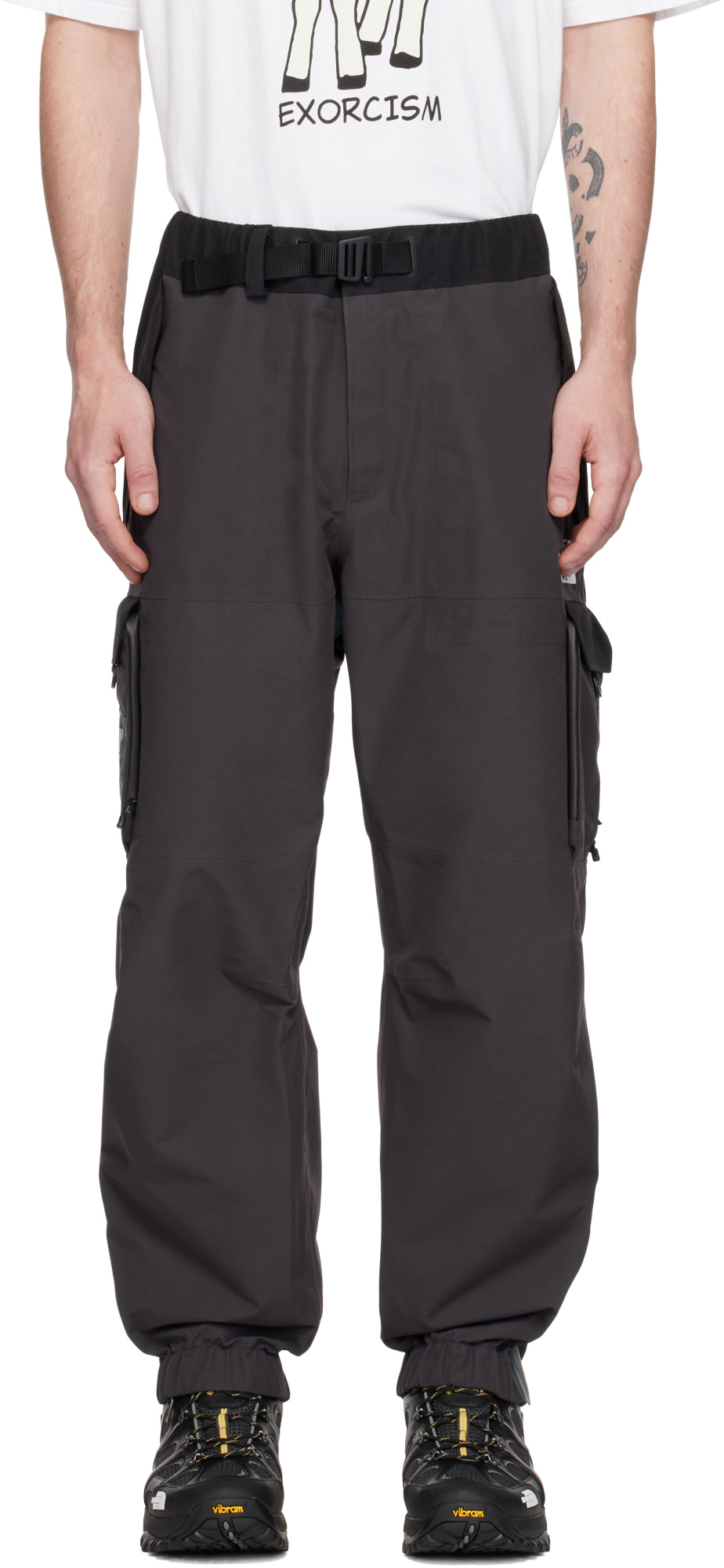 Undercover The North Face Edition Hike Utility Shell Cargo Pants In Black