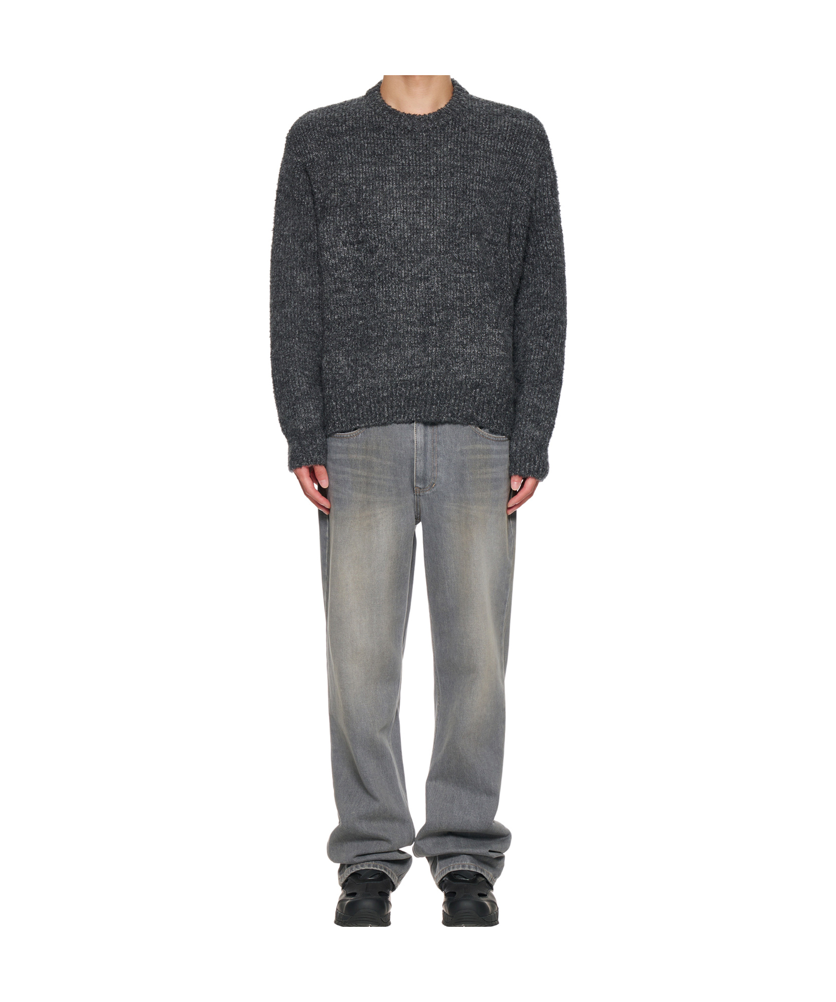 Wooyoungmi Long-sleeved Sweater In Black